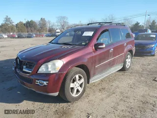 2008 Mercedes-Benz GL-Class 4.6L with VIN 4JGBF71E48A348251, listed as a IAAI auction lot 41454301 with 166,557 mi miles. Bid and sale history available at carsss.com. Image 17.