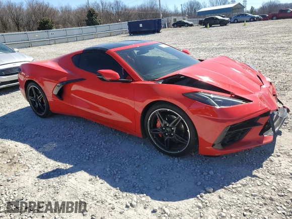 2020 Chevrolet Corvette 1LT z VIN 1G1Y62D49L5108899, wystawiony jako Copart lot #47392495 z przebiegiem 61 423 mil mil oraz Szkoda całkowita • Salvage title. Historia ofert i sprzedaży dostępna na DreamBid. Obrazek 4.