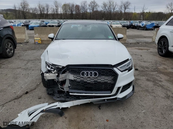 2017 Audi A3 Sedan Premium Plus with VIN WAUJ8GFF2H1007312, listed as a Copart auction lot 53650155 with 92,920 mi miles and Salvage Title. Bid and sale history available at carsss.com. Image 5.