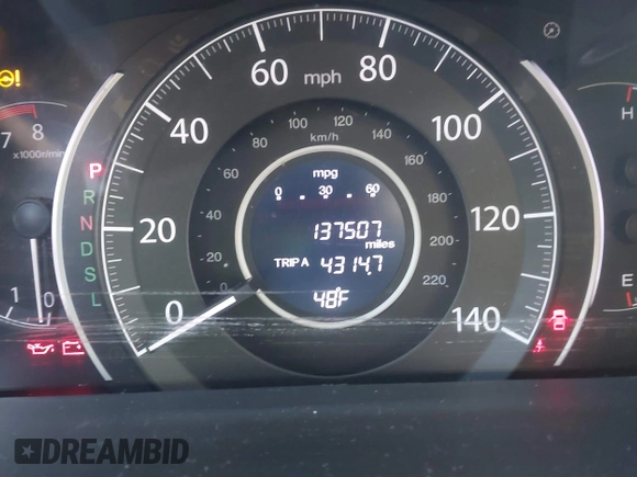 2016 Honda CR-V EX with VIN 2HKRM4H52GH714759, listed as a IAAI auction lot 41720202 with 137,507 mi miles and . Bid and sale history available at DreamBid. Image 7.
