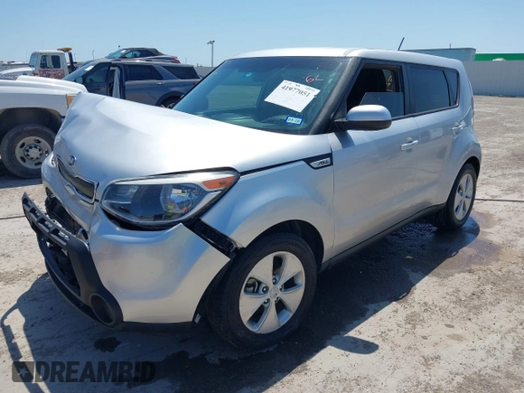 2016 Kia Soul with VIN KNDJN2A27G7844393, listed as a IAAI auction lot 41977051 with 91,380 mi miles. Bid and sale history available at carsss.com. Image 2.