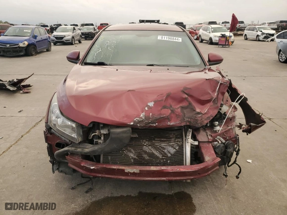 2015 Chevrolet Cruze LT with VIN 1G1PE5SB1F7119549, listed as a Copart auction lot 81198844 with 96,228 mi miles and Salvage Title. Bid and sale history available at carsss.com. Image 5.