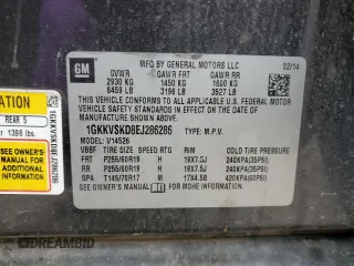 2014 GMC Acadia SLT with VIN 1GKKVSKD8EJ286286, listed as a Copart auction lot 42329575 with 146,320 mi miles and Salvage Title. Bid and sale history available at carsss.com. Image 14.