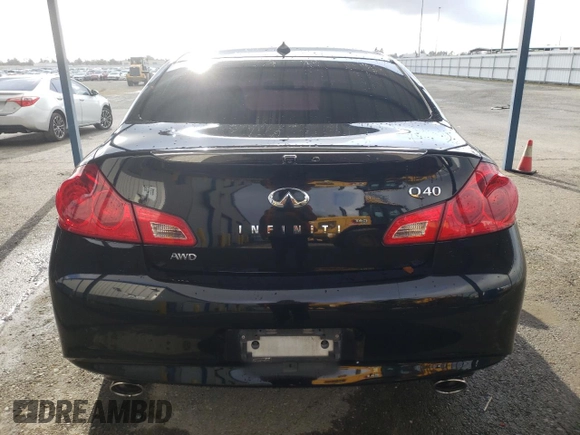 2015 Infiniti Q40 with VIN JN1CV6AR7FM524071, listed as a Copart auction lot 82866294 with 102,447 mi miles and Salvage Title. Bid and sale history available at carsss.com. Image 6.
