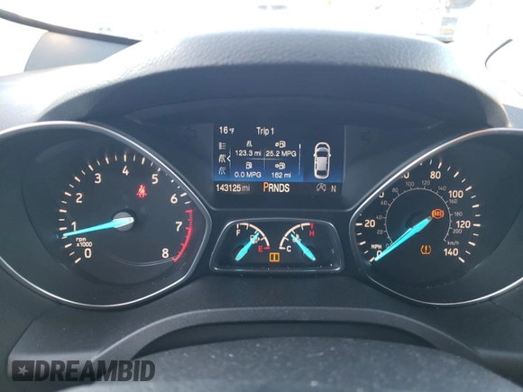 2017 Ford Escape SE with VIN 1FMCU9GD2HUB71458, listed as a Copart auction lot 41383445 with 143,125 mi miles and Salvage Title. Bid and sale history available at carsss.com. Image 9.