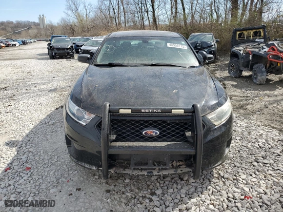 2013 Ford Sedan Police Interceptor with VIN 1FAHP2M87DG144884, listed as a Copart auction lot 48959175 with 104,338 mi miles and Salvage Title. Bid and sale history available at carsss.com. Image 5.