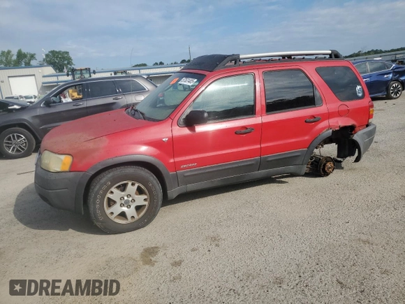2002 Ford Escape XLT Choice with VIN 1FMYU04192KD66021, listed as a Copart auction lot 57531485 with 157,628 mi miles and Clean title. Bid and sale history available at DreamBid. Image 1.