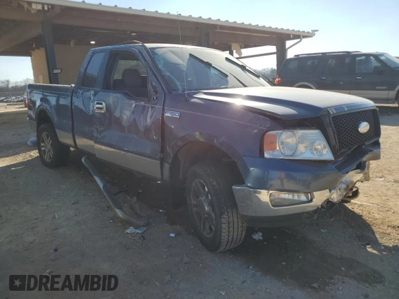 2005 Ford F-150 XLT with VIN 1FTPX14545KD24649, listed as a Copart auction lot 46359215 with 0 mi miles and Salvage Title. Bid and sale history available at carsss.com. Image 4.