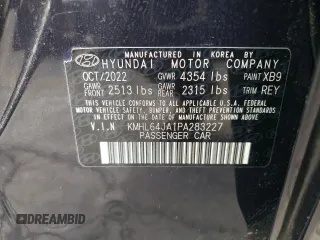 2023 Hyundai Sonata SEL z VIN KMHL64JA1PA283227, wystawiony jako Copart lot #58349575 z przebiegiem 51 152 mil mil oraz Szkoda całkowita • Salvage title. Historia ofert i sprzedaży dostępna na DreamBid. Obrazek 12.