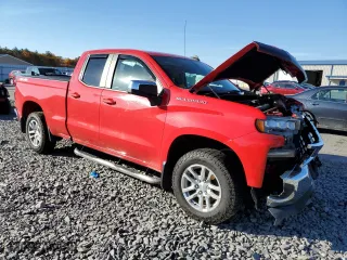 2019 Chevrolet Silverado 1500 LT with VIN 1GCRYDEK7KZ378980, listed as a Copart auction lot 76807154 with 42,803 mi miles and Salvage Title. Bid and sale history available at carsss.com. Image 4.