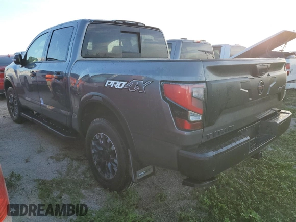 2021 Nissan Titan SV with VIN 1N6AA1ED1MN523407, listed as a Copart auction lot 76109324 with Not provided miles and Salvage title. Bid and sale history available at DreamBid. Image 2.