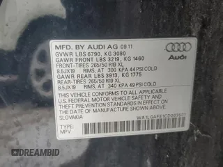 2012 Audi Q7 3.0T Premium Plus with VIN WA1LGAFE1CD003501, listed as a Copart auction lot 88486515 with 132,125 mi miles and Salvage Title. Bid and sale history available at carsss.com. Image 12.