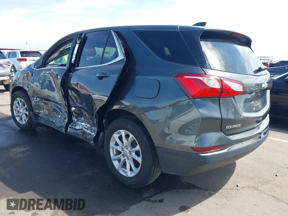 2020 Chevrolet Equinox LT with VIN 3GNAXKEV7LL341152, listed as a IAAI auction lot 41934001 with 87,246 mi miles and . Bid and sale history available at carsss.com. Image 3.