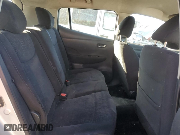 2013 Nissan LEAF SV with VIN 1N4AZ0CP5DC423640, listed as a Copart auction lot 80779174 with 106,221 mi miles and Salvage Title. Bid and sale history available at DreamBid. Image 10.