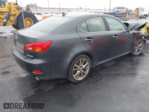 2008 Lexus IS 250 with VIN JTHBK262685083129, listed as a IAAI auction lot 41199589 with 93,955 mi miles. Bid and sale history available at carsss.com. Image 4.