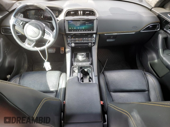 2020 Jaguar F-Pace with VIN SADCX2GX5LA625309, listed as a Copart auction lot 47579175 with 30,898 mi miles and Salvage title. Bid and sale history available at DreamBid. Image 8.