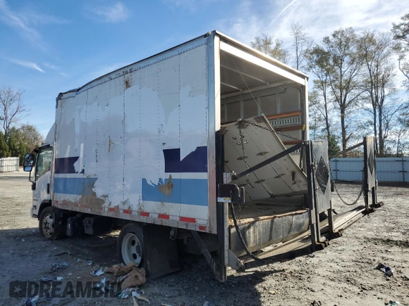 2020 Isuzu NRR IBT with VIN JALE5W165L7306294, listed as a Copart auction lot 86615774 with Not provided miles and Salvage title. Bid and sale history available at DreamBid. Image 2.