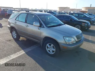 2000 Lexus RX 300 with VIN JT6HF10U5Y0137576, listed as a IAAI auction lot 41707805 with 212,856 mi miles. Bid and sale history available at carsss.com. Image 1.