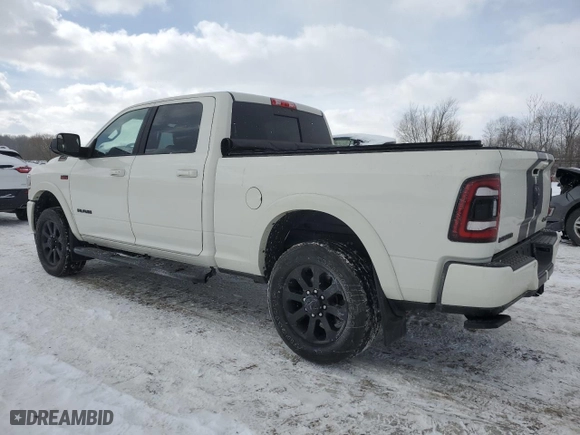 2022 Ram 2500 Laramie with VIN 3C6UR5FJ7NG394644, listed as a Copart auction lot 45635685 with 40,369 mi miles and Clean Title. Bid and sale history available at carsss.com. Image 2.