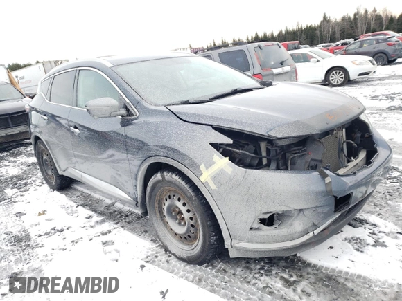 2015 Nissan Murano Platinum with VIN 5N1AZ2MH1FN236041, listed as a Copart auction lot 80124144 with 201,974 mi miles and Salvage Title. Bid and sale history available at DreamBid. Image 4.