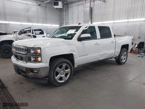 2014 Chevrolet Silverado 1500 LT with VIN 3GCUKREC3EG524507, listed as a IAAI auction lot 41865693 with 207,023 mi miles. Bid and sale history available at carsss.com. Image 2.
