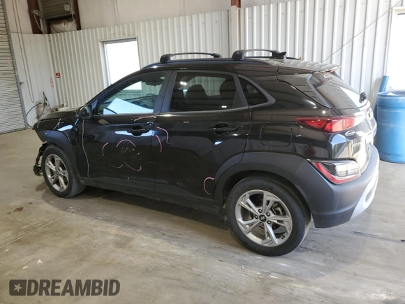 2022 Hyundai Kona SEL with VIN KM8K62AB4NU820788, listed as a Copart auction lot 50094145 with 81,683 mi miles and Salvage Title. Bid and sale history available at DreamBid. Image 2.