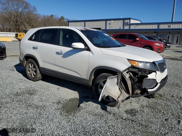 2012 Kia Sorento LX with VIN 5XYKT3A14CG277063, listed as a Copart auction lot 42129095 with 284,729 mi miles and Salvage Title. Bid and sale history available at carsss.com. Image 4.