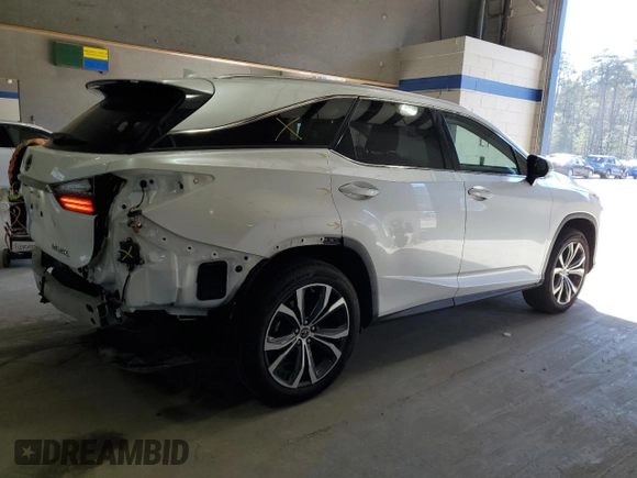 2022 Lexus RX with VIN JTJHZKEA2N2024718, listed as a Copart auction lot 47320555 with 35,742 mi miles and Salvage Title. Bid and sale history available at carsss.com. Image 3.