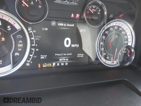 2018 Ram 2500 Laramie with VIN 3C6UR5NL4JG142122, listed as a IAAI auction lot 41638873 with 89,779 mi miles. Bid and sale history available at carsss.com. Image 7.