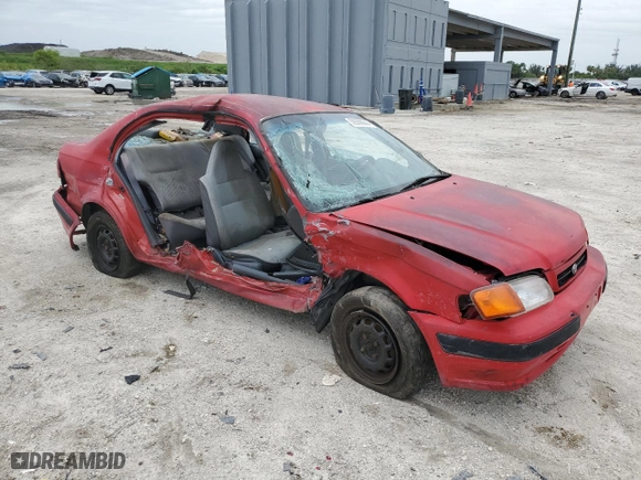 1995 Toyota Tercel DX with VIN JT2EL56EXS0046010, listed as a Copart auction lot 59368644 with NaN miles and Salvage Title. Bid and sale history available at carsss.com. Image 4.