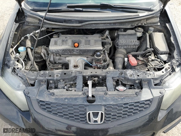 2012 Honda Civic Cpe LX with VIN 2HGFG3A56CH542707, listed as a Copart auction lot 43611665 with 76,377 mi miles and Salvage Title. Bid and sale history available at carsss.com. Image 12.