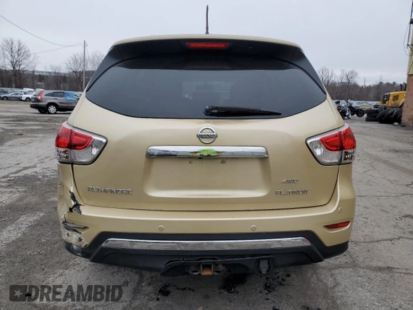 2013 Nissan Pathfinder SV with VIN 5N1AR2MM4DC618781, listed as a Copart auction lot 41455985 with 188,907 mi miles and Non Repairable. Bid and sale history available at carsss.com. Image 6.