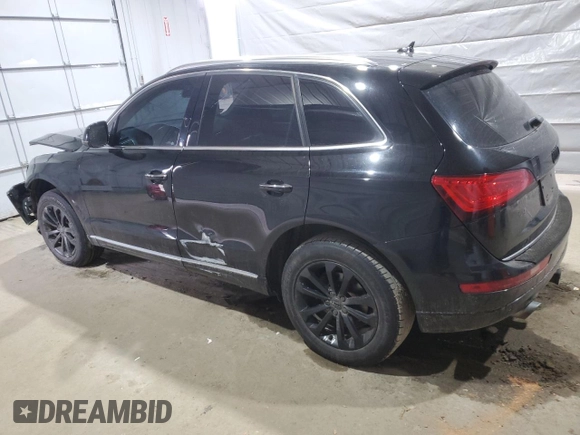 2015 Audi Q5 Premium Plus with VIN WA1LFAFP1FA061764, listed as a Copart auction lot 65063545 with 124,433 mi miles and Clean title. Bid and sale history available at DreamBid. Image 2.