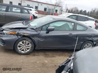 2015 Honda Civic Coupe LX with VIN 2HGFG3B58FH504642, listed as a IAAI auction lot 41672862 with 169,192 mi miles. Bid and sale history available at carsss.com. Image 14.