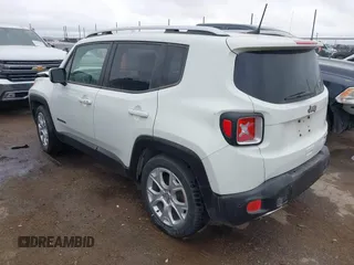 2018 Jeep Renegade Limited with VIN ZACCJADB1JPH47503, listed as a IAAI auction lot 41564796 with 91,226 mi miles and . Bid and sale history available at DreamBid. Image 3.