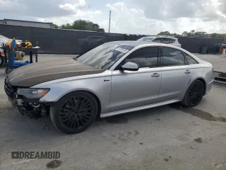 2016 Audi A6 3.0T Premium Plus with VIN WAUFGAFC8GN005695, listed as a Copart auction lot 51878195 with 147,498 mi miles and Clean Title. Bid and sale history available at carsss.com. Image 1.