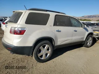 2008 GMC Acadia SLT1 with VIN 1GKER23728J239639, listed as a Copart auction lot 76593544 with 0 mi miles and Clean Title. Bid and sale history available at carsss.com. Image 3.