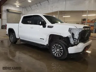 2022 GMC Sierra 1500 Limited AT4 with VIN 1GTP9EEL8NZ102797, listed as a Copart auction lot 73288394 with 59,916 mi miles and Salvage Title. Bid and sale history available at carsss.com. Image 4.