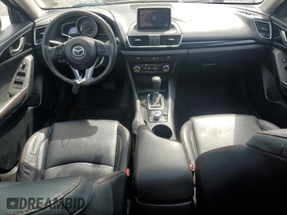 2014 Mazda 3 i Grand Touring with VIN JM1BM1M79E1142889, listed as a Copart auction lot 53263345 with 146,606 mi miles and Salvage Title. Bid and sale history available at DreamBid. Image 8.