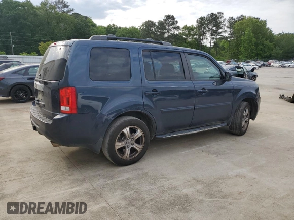 2012 Honda Pilot EX-L with VIN 5FNYF3H68CB015413, listed as a Copart auction lot 54212475 with 183,175 mi miles and Salvage title. Bid and sale history available at DreamBid. Image 3.