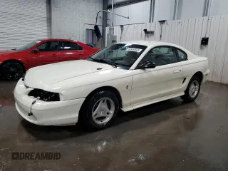 1996 Ford Mustang with VIN 1FALP4045TF168100, listed as a Copart auction lot 60464845 with 116,702 mi miles and Salvage title. Bid and sale history available at DreamBid. Image 1.