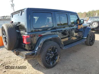 2021 Jeep Wrangler Unlimited Sahara High Altitude with VIN 1C4HJXEG7MW537997, listed as a Copart auction lot 74322054 with 60,226 mi miles and Salvage title. Bid and sale history available at DreamBid. Image 3.