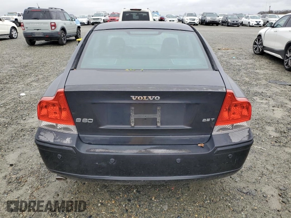 2007 Volvo S60 2.5L Turbo with VIN YV1RS592272627262, listed as a Copart auction lot 43435915 with 0 mi miles and Clean Title. Bid and sale history available at carsss.com. Image 6.