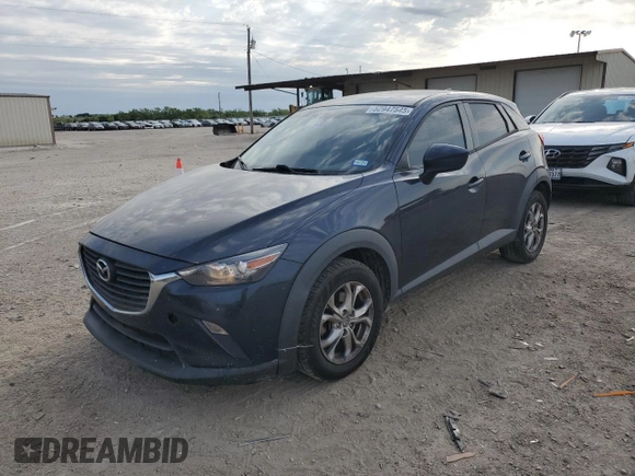 2016 Mazda CX-3 Sport with VIN JM1DKFB77G0132143, listed as a Copart auction lot 52947545 with 171,640 mi miles and Salvage Title. Bid and sale history available at DreamBid. Image 1.