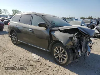 2015 Nissan Pathfinder SL with VIN 5N1AR2MM3FC638443, listed as a Copart auction lot 84813624 with Not provided miles and Salvage title. Bid and sale history available at DreamBid. Image 4.