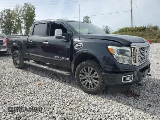 2016 Nissan Titan XD Platinum Reserve with VIN 1N6BA1F26GN500713, listed as a Copart auction lot 73125844 with 133,110 mi miles and Salvage Title. Bid and sale history available at carsss.com. Image 4.