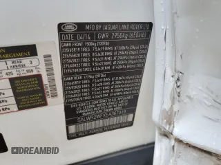 2014 Land Rover Range Rover Sport HSE with VIN SALWR2WFXEA367019, listed as a Copart auction lot 54093795 with 116,096 mi miles and Salvage title. Bid and sale history available at DreamBid. Image 13.