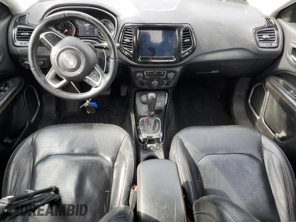 2018 Jeep Compass Limited with VIN 3C4NJDCB6JT190608, listed as a Copart auction lot 59131785 with 73,263 mi miles and Salvage title. Bid and sale history available at DreamBid. Image 8.