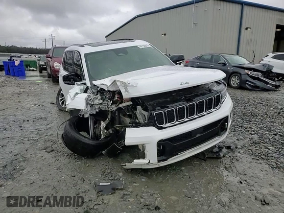 2021 Jeep Grand Cherokee Overland with VIN 1C4RJJDG5M8195683, listed as a Copart auction lot 48133075 with Not provided miles and Salvage title. Bid and sale history available at DreamBid. Image 14.