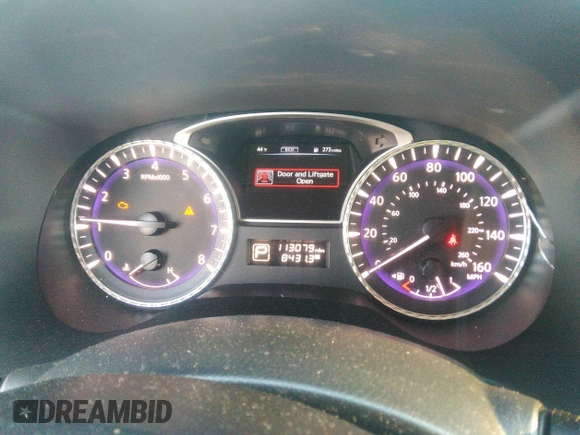 2015 Infiniti QX60 with VIN 5N1AL0MN4FC542609, listed as a IAAI auction lot 41977496 with 113,079 mi miles and . Bid and sale history available at DreamBid. Image 7.